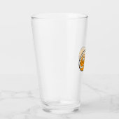 Verres à eau en verre orange (Droite)