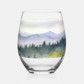 Verres à feuillage persistant personnalisés (Verso)
