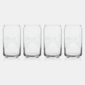 Verres à papillon vert mou Zen (Recto)
