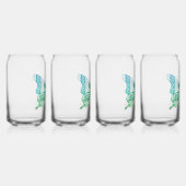 Verres à papillon vert mou Zen (Gauche)