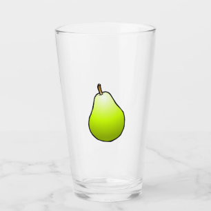 Verres à pied en forme de poire
