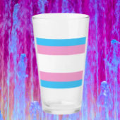 Verres à pinte trans Pride : Sip with Pride