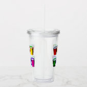 Verres à shot de SlipperyJoe's six tasses disposée (Droite)