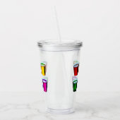 Verres à shot de SlipperyJoe's six tasses disposée (Gauche)