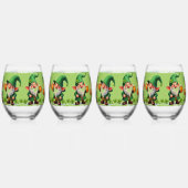 Verres à vin «À la santé du Leprechaun» (Droite)