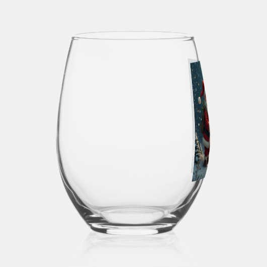 verres à vin de noël (Droite)