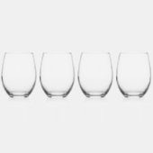 Verres à vin Gold Thor Hammer ensemble de 4 (Gauche)