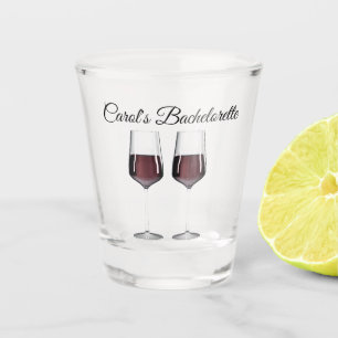 Verres à vin rouge pour enterrement de vie de jeun