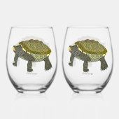 Verres à vin sans pied Terrapin (Verso)