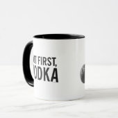 Verres à vodka Kitschen Fatty Mug Slick Noir (Devant gauche)