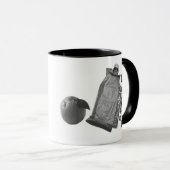 Verres à vodka Kitschen Fatty Mug Slick Noir (Devant droit)