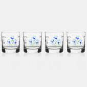 Verres à Whisky Crocus Bleus (Dos)