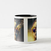 Verres brûlants Mug à deux tons, 11 oz (Centre)