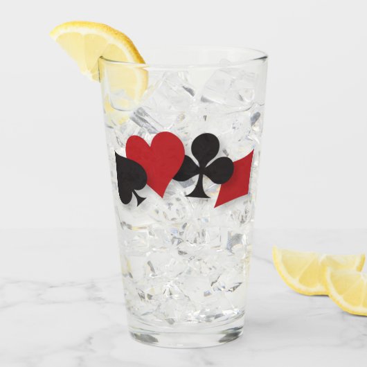 verres carte a jouer  (Devant glace)