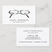 Verres| Cartes de visite optimistes (Devant / Derrière)