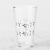 Verres Coupe menorah fleurs style vintage (Dos)