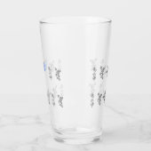 Verres Coupe menorah fleurs style vintage (Gauche)