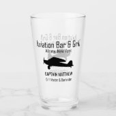 Verres de bière de bar et grill de l'aviation (Devant)