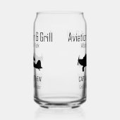 Verres de bière de bar et grill de l'aviation (Gauche)