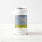 Verres de bière de paysage de prairie de tasse de (Devant gauche)