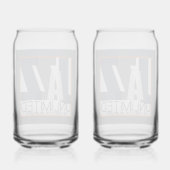 Verres de canette de bière JU (Verso)