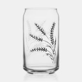 Verres de Mariage Gravés Épis de Blé (Recto)