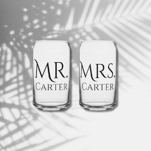 Verres de mariage pour couples de jeunes mariés Mo