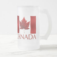 Verres de souvenir de drapeau du Canada de tasse