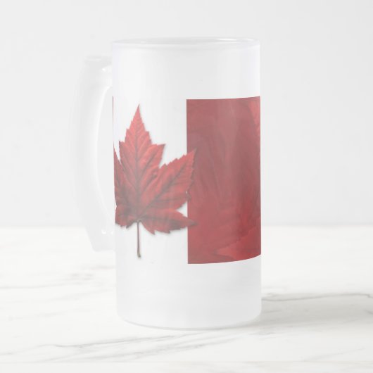 Verres de souvenir de drapeau du Canada de tasse (Devant gauche)