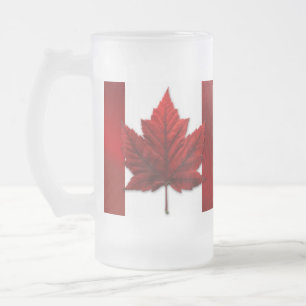 Verres de souvenir de drapeau du Canada de tasse