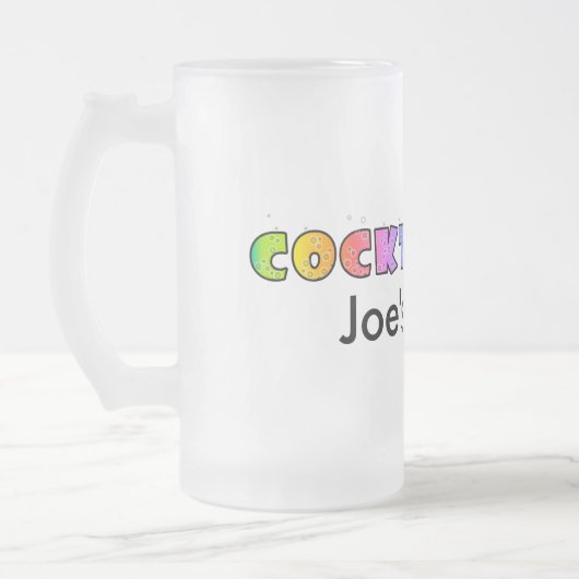 VERRES DÉCORÉS, TASSES - COCKTAIL UP! (Gauche)