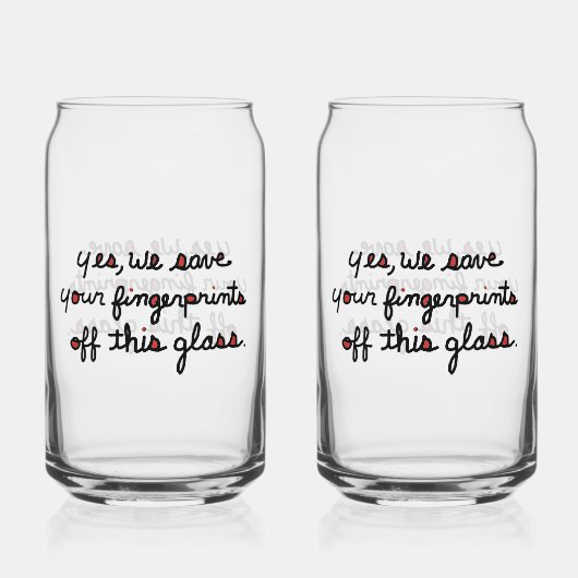Verres Empreintes Digitales (Recto)