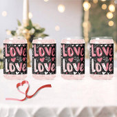 Verres en boîte imprimés Cœurs & Amour
