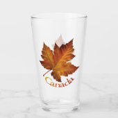 Verres en verre de feuille d'érable du Canada (Devant)