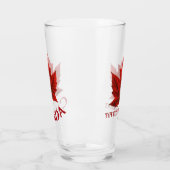 Verres en verre de feuille d'érable du Canada (Gauche)