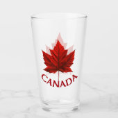 Verres en verre de feuille d'érable du Canada (Devant)
