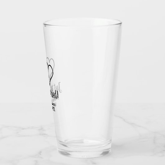 Verres faits sur commande de boissons de coeur (Gauche)