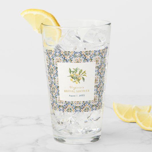 Verres italiens au citron