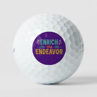 Verrijk de inspanning golfballen