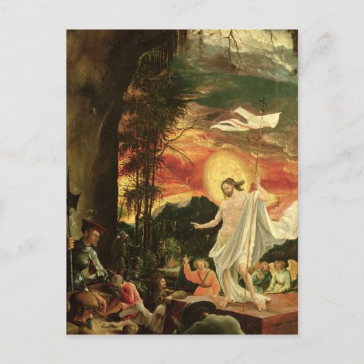 Verrijzenis van Christus, 1518 Briefkaart (Voorkant)