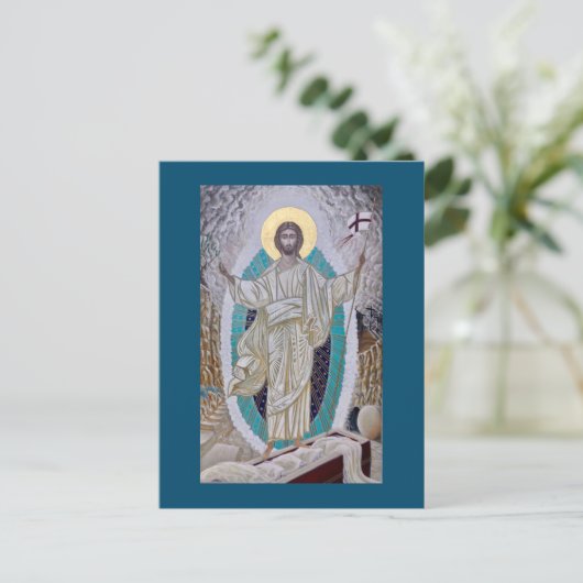 Verrijzenis van Christus Icoon Briefkaart (Staand voorkant)