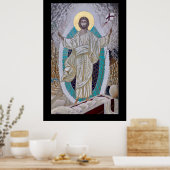 Verrijzenis van Christus Icoon Poster (Keuken)