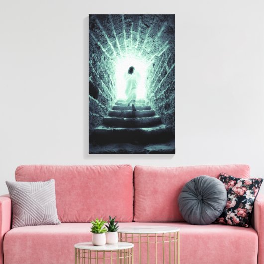 Verrijzenis van Jezus Christus gewikkeld canvas pr (Insitu (Woonkamer))
