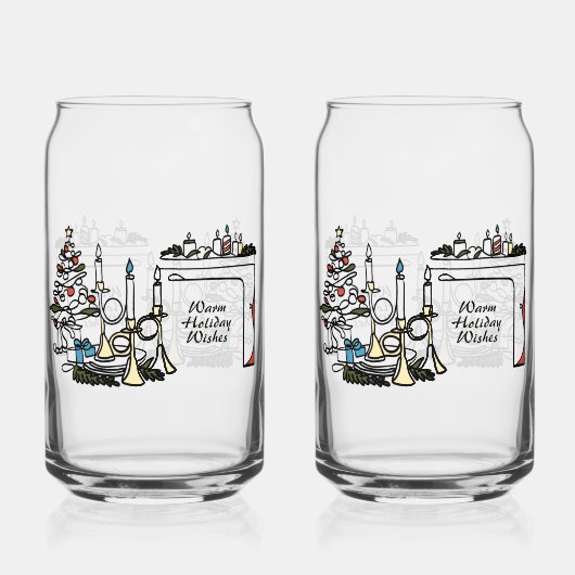 Verrines pour bougies de fête (Recto)