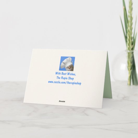 Verroer het! Birthday voor kippen en roosters Kaart (Achterkant)