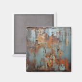 Verroest Metaaltextuur Oud Roestig Metaal Magneet (Voorkant / Achterkant)