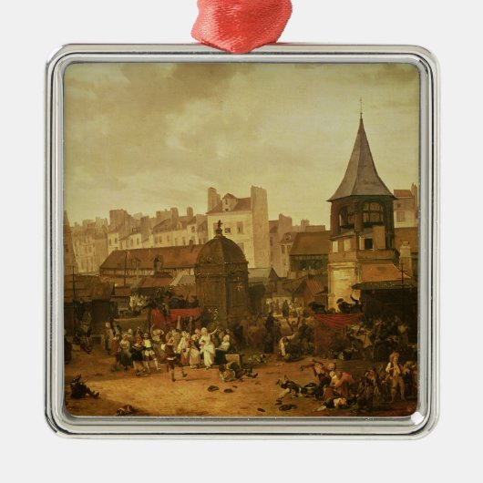 Verroofing bij Les Halles Metalen Ornament (Voorkant)