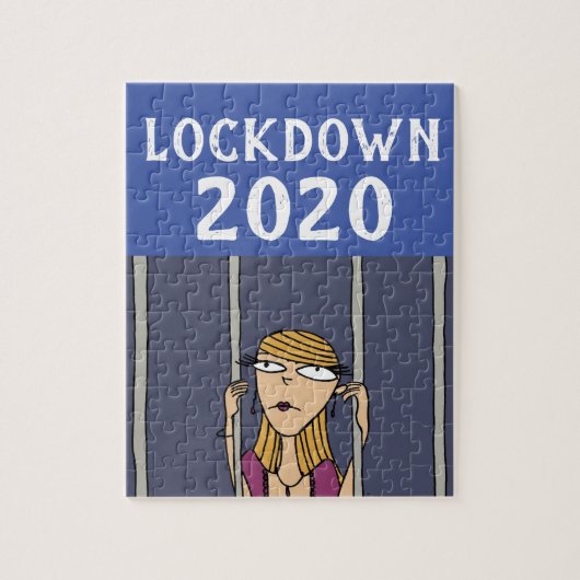 VERROUILLAGE 2020 PANDEMIC JIGSAW PUZZLE (Vertical)