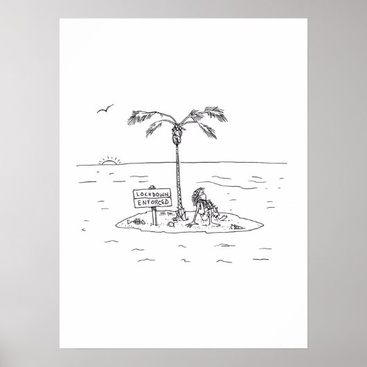 Verrouillage Affiche matte forcée (Devant)