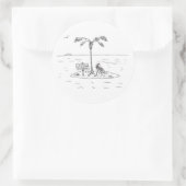 Verrouillage Autocollants à grand rond (Sac)